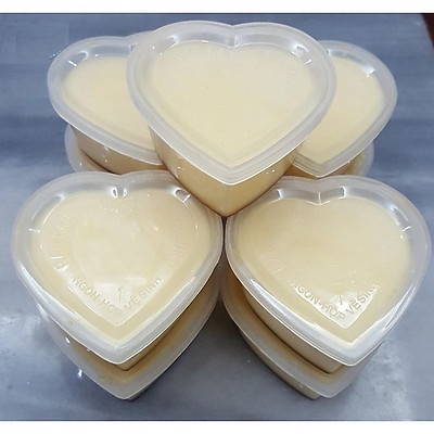 Combo 50 Khuôn Làm Bánh FLan Sữa Chua Rau Cau Có Nắp _ Tim