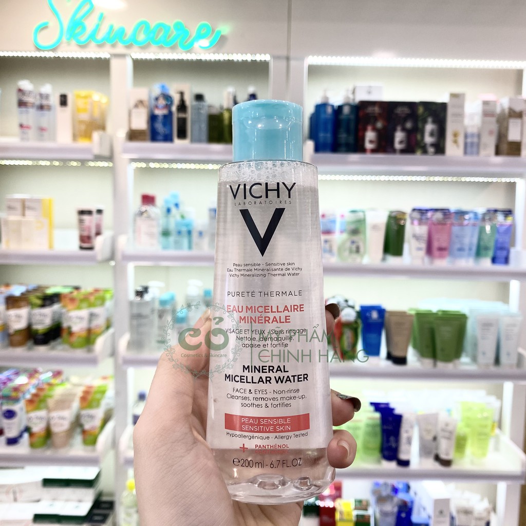 Nước tẩy trang dành cho dầu, da hỗn hợp và da nhạy cảm Vichy Mineral Micellar Water Skin