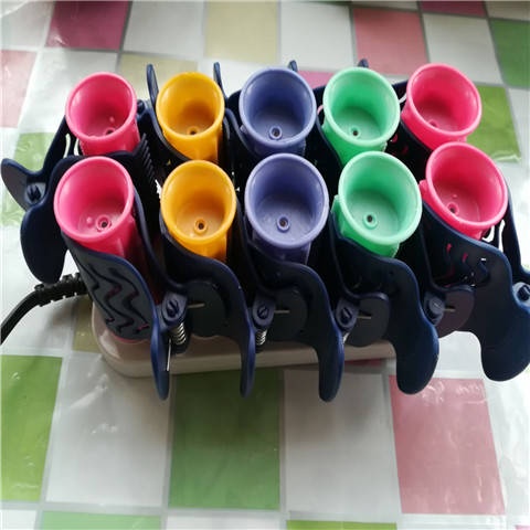 Không làm tổn thương khóa gốm sạc không khí đường cong nóng, Liu Hai, tóc, tóc lê, plug-in lượn sóng lớn