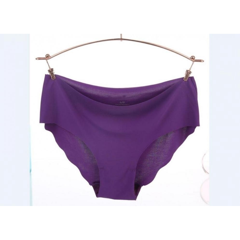 Quần lót màu trơn quyến rũ không đường may cho nữ