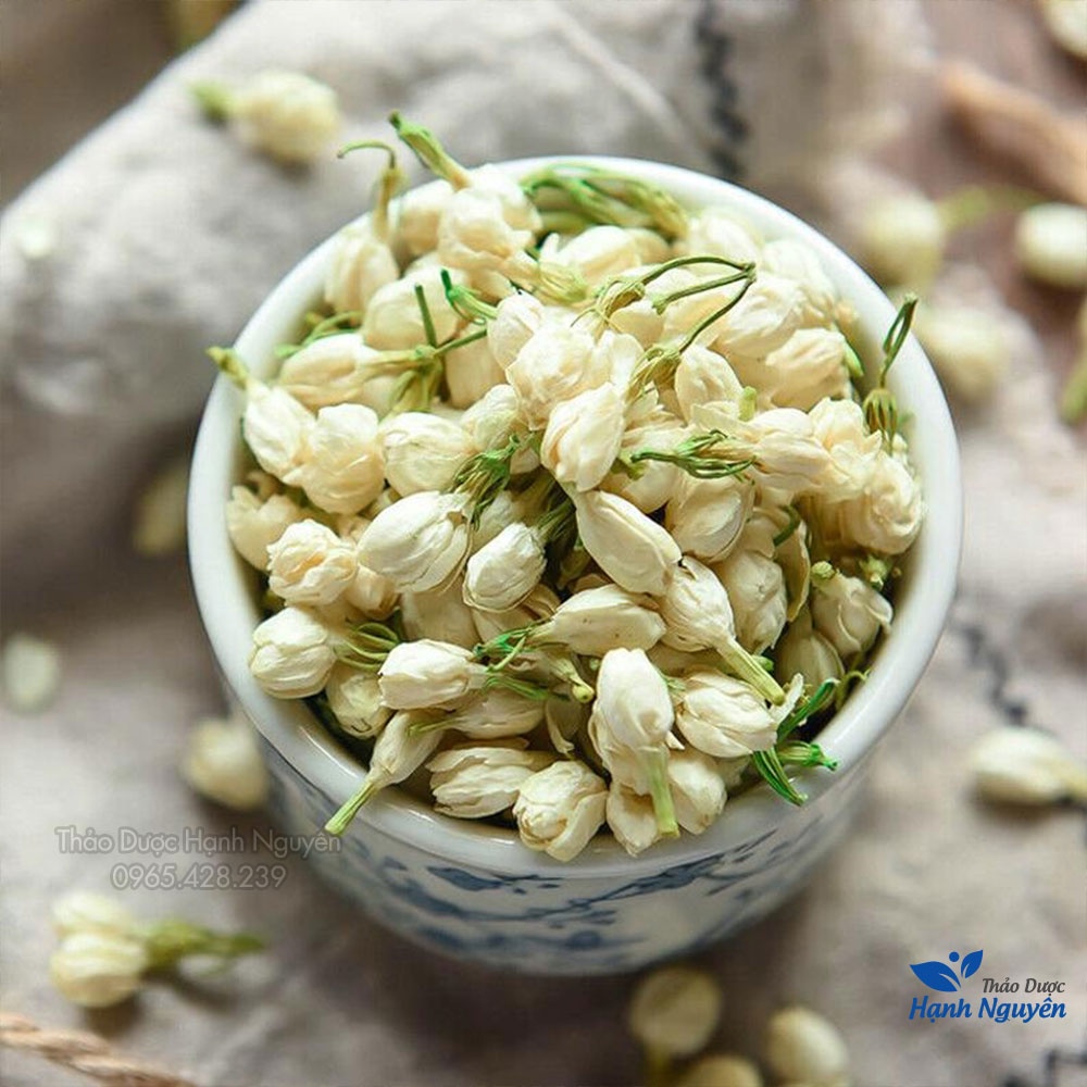Bột hoa nhài nguyên chất 1kg (Bột hoa lài, làm trà thanh lọc cơ thể, mặt nạ dẻo dưỡng nhan) - Thảo Dược Hạnh Nguyên