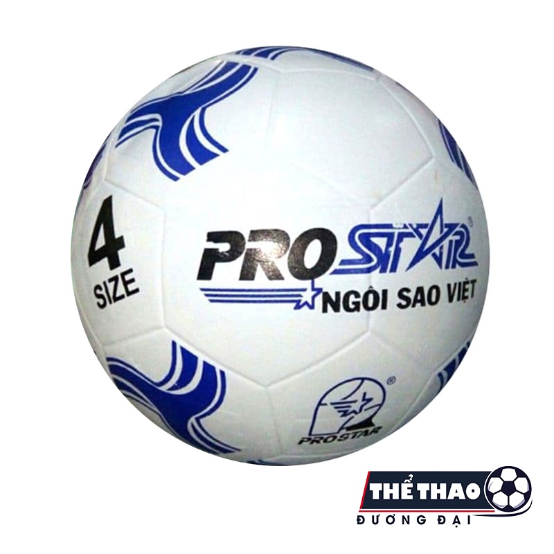 Bóng Đá Trẻ Em Cao Su Prostar Số 4, Size 4 (Màu Ngẫu Nhiên) + Tặng Kèm Kim Bơm