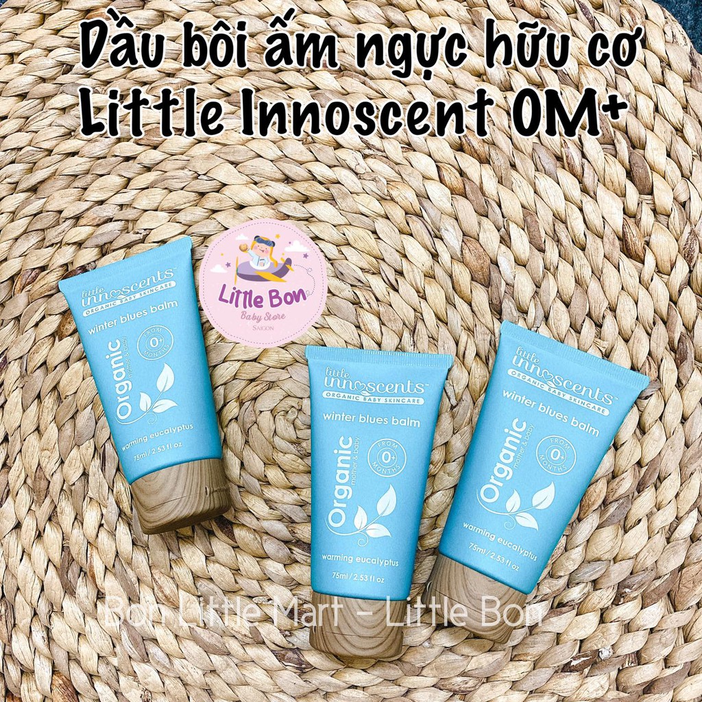 Dầu bôi ấm ngực Little Innoscents Úc 75ml