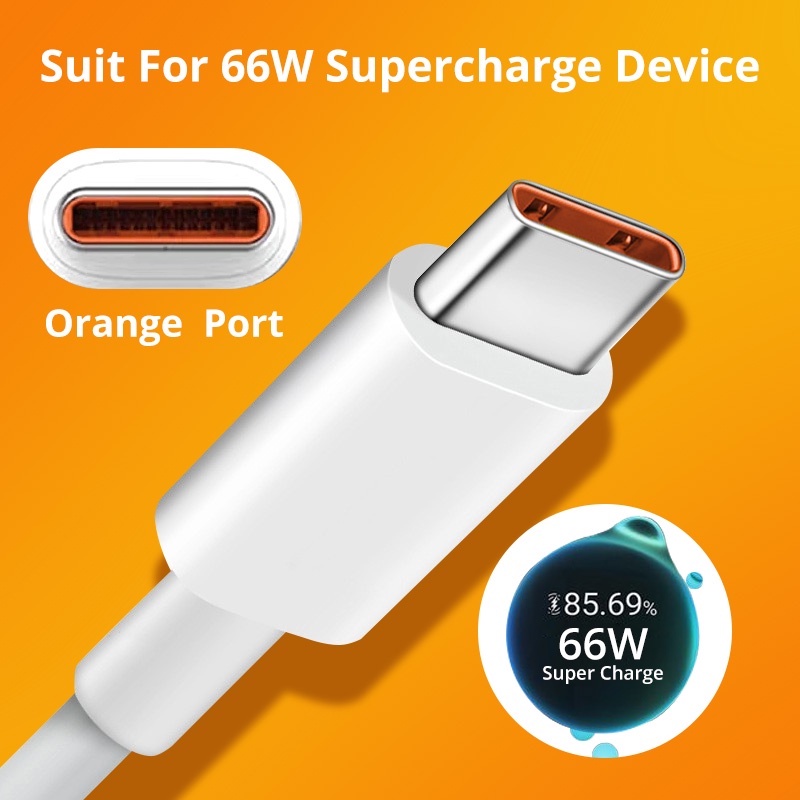 Dây cáp sạc nhanh Ankndo USB Type C 6A 66W thích hợp cho Huawei Mate 40 50 Xiaomi 11 10 Pro OPPO R17