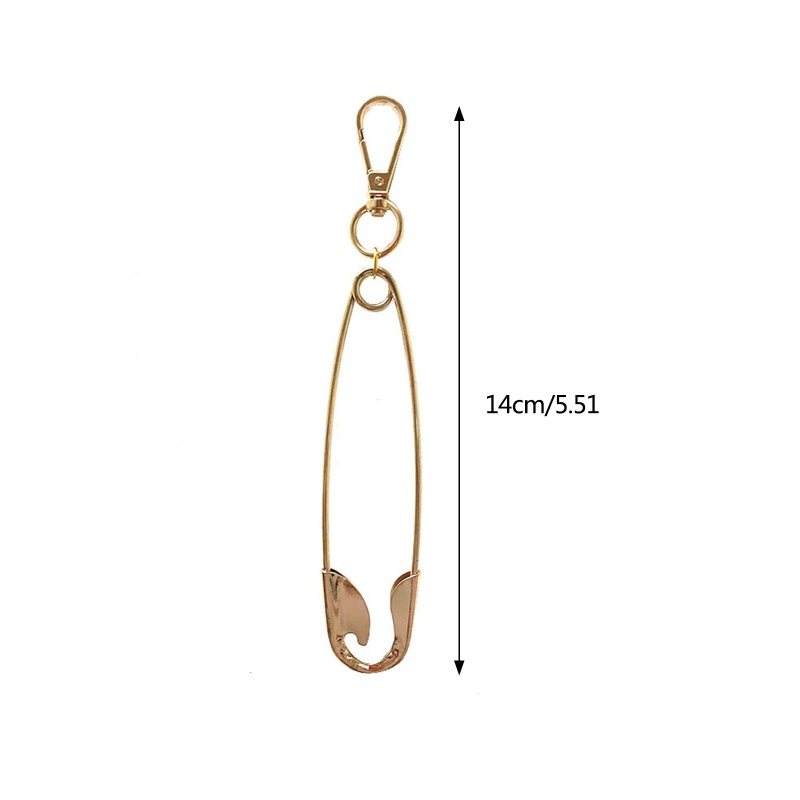 Youyo Dây Xích Kim Loại Gắn Quần Áo Khoác Phong Cách Punk Hiphop Đường Phố