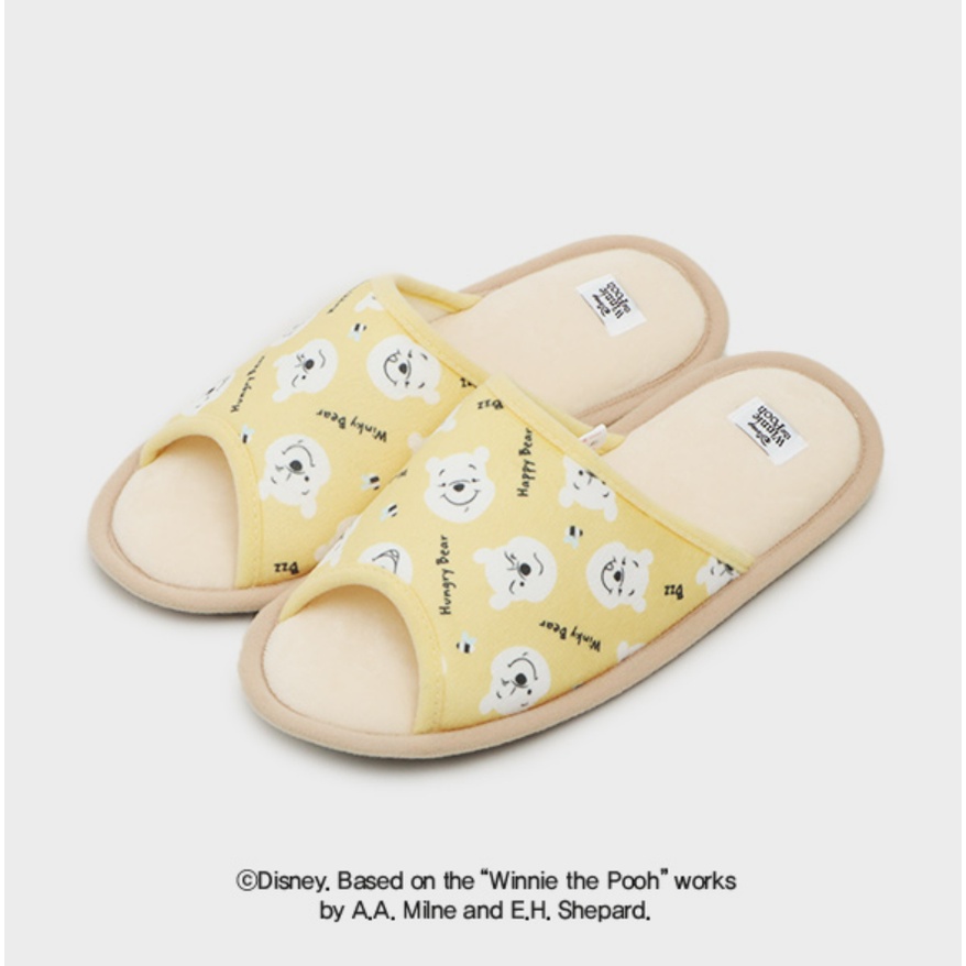 DAISO Giày Winnie The Pooh Phong Cách Hàn Quốc Hiện Có 2 Màu