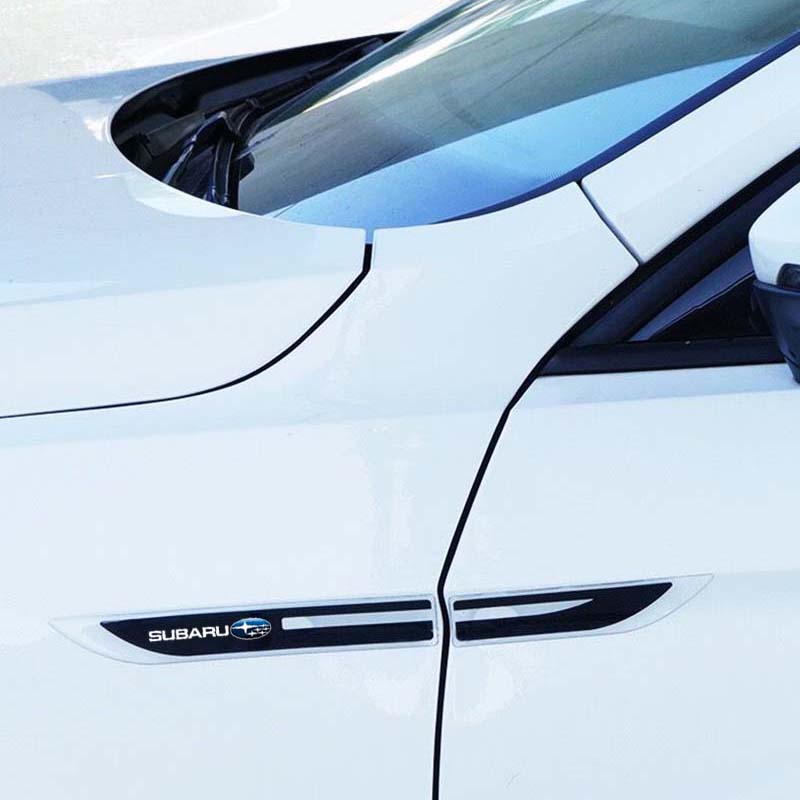 FENDER Bộ 2 Miếng Dán Trang Trí Xe Hơi Subaru XV Forester Impreza