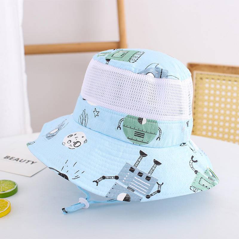 Nón Tai Bèo Phối Lưới Mỏng Thoáng Khí Thời Trang Mùa Hè Xinh Xắn Cho Bé