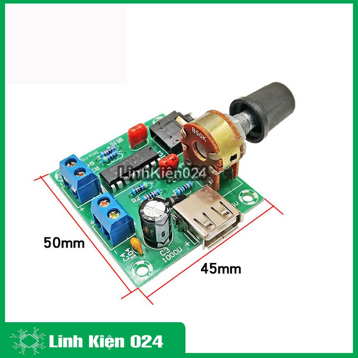 Module Khuếch Đại Audio PM2038 2x5W 5V