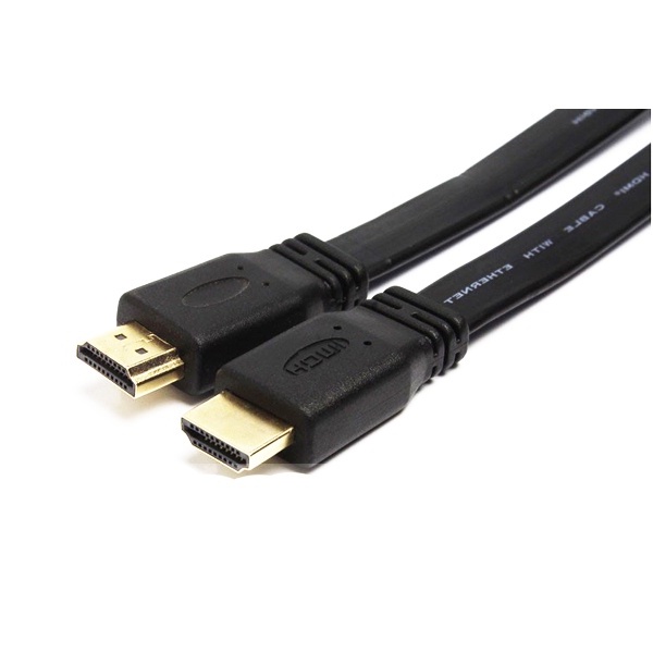 Dây Cáp Hdmi 5M Dẹt Đen - Dây Cáp Kết Nối Cổng Hdmi 2 Đầu Tốt Chống Nhiễu Xịn Chất Luong Cao
