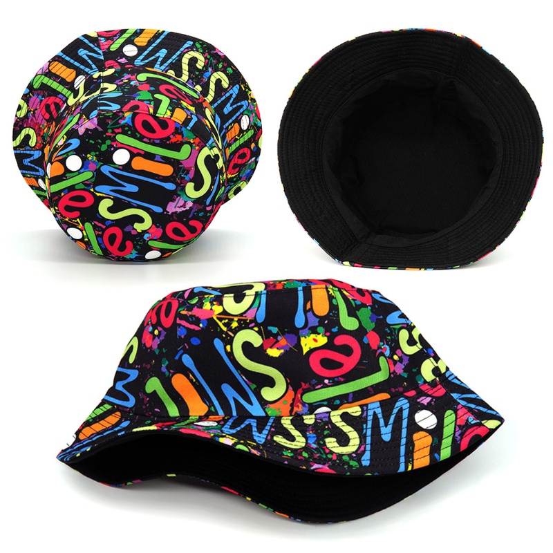 Nón Tai Bèo Chống Nắng In Họa Tiết Nhiều Màu Sắc Có Thể Đảo Ngược Cho Nữ Sự Bả