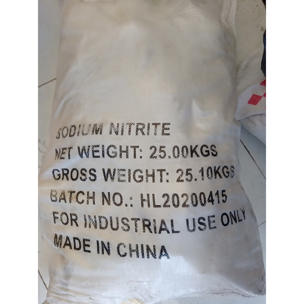 Chất Natri nitrit - sodium nitrite - NaNO2 1kg.