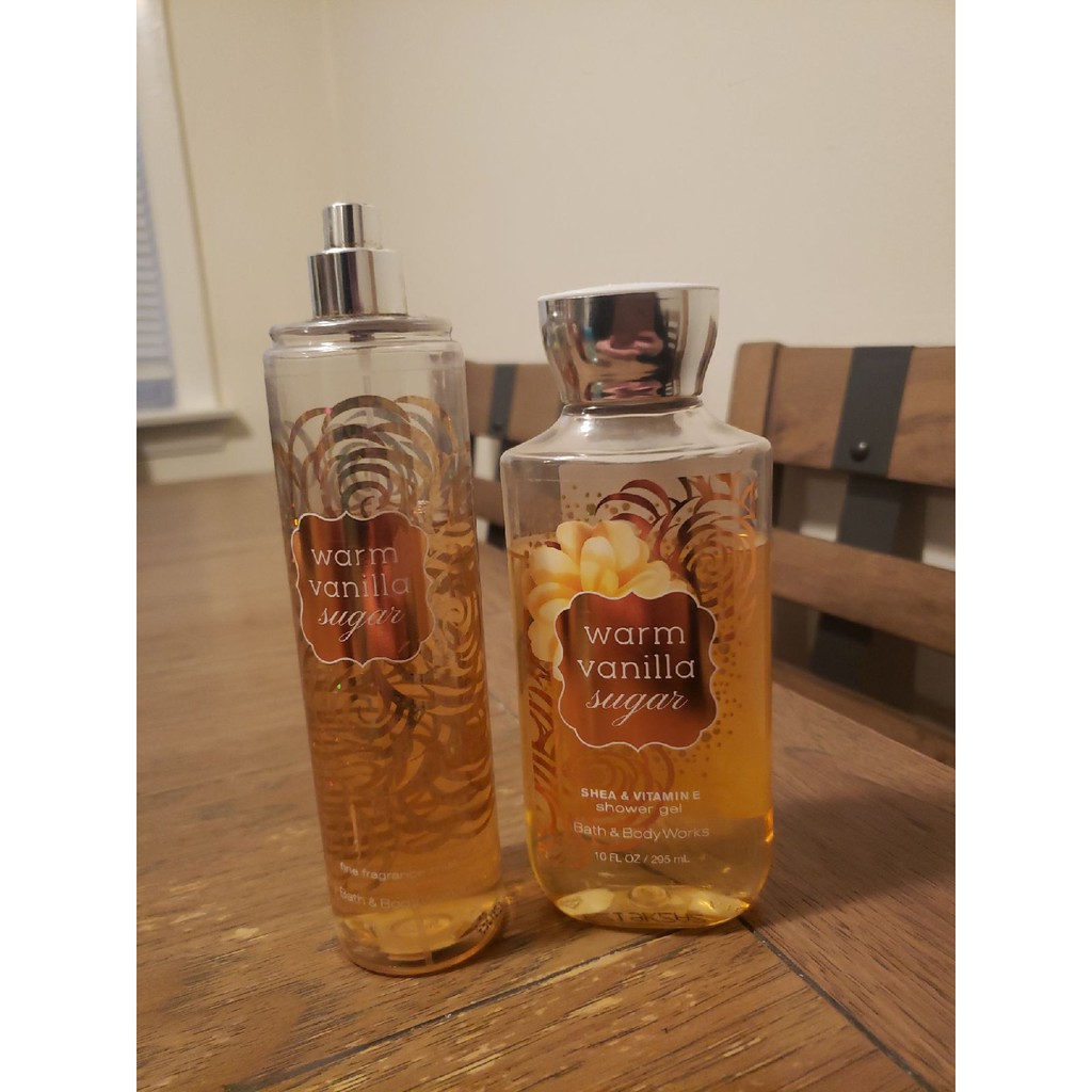 𝗕𝗢𝗗𝗬𝗠𝗜𝗦𝗧𝗣𝗘𝗥𝗙𝗨𝗠𝗘⚜️Xịt Thơm Toàn Thân Bath And Body Works - Warm Vanilla Sugar Body Mist 236ml