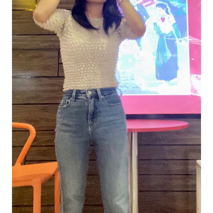 Thanh lý áo popcorn màu beige của nhật