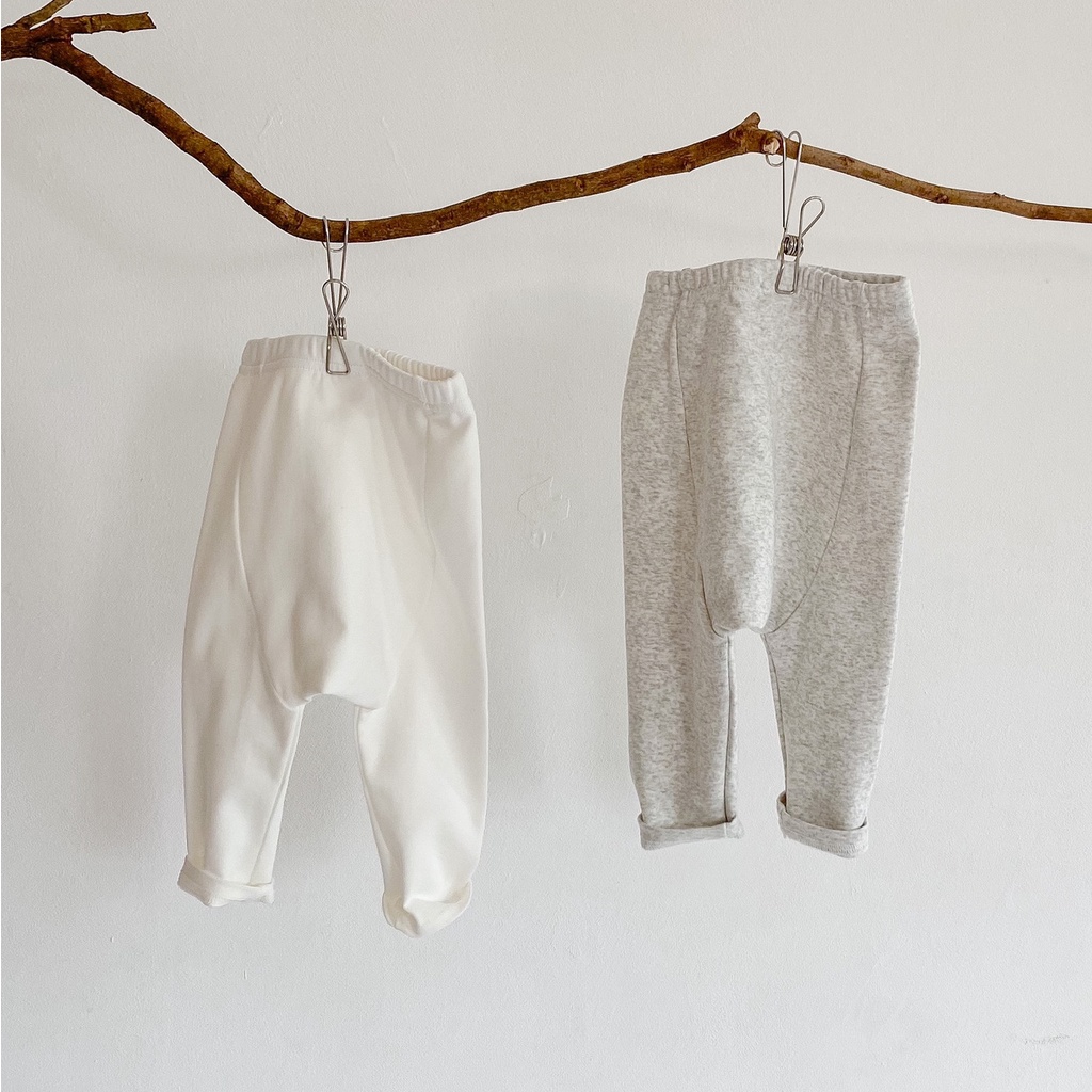 Quần Cotton Lưng Cao Đơn Giản Cho Bé Gái Mùa Thu 2020