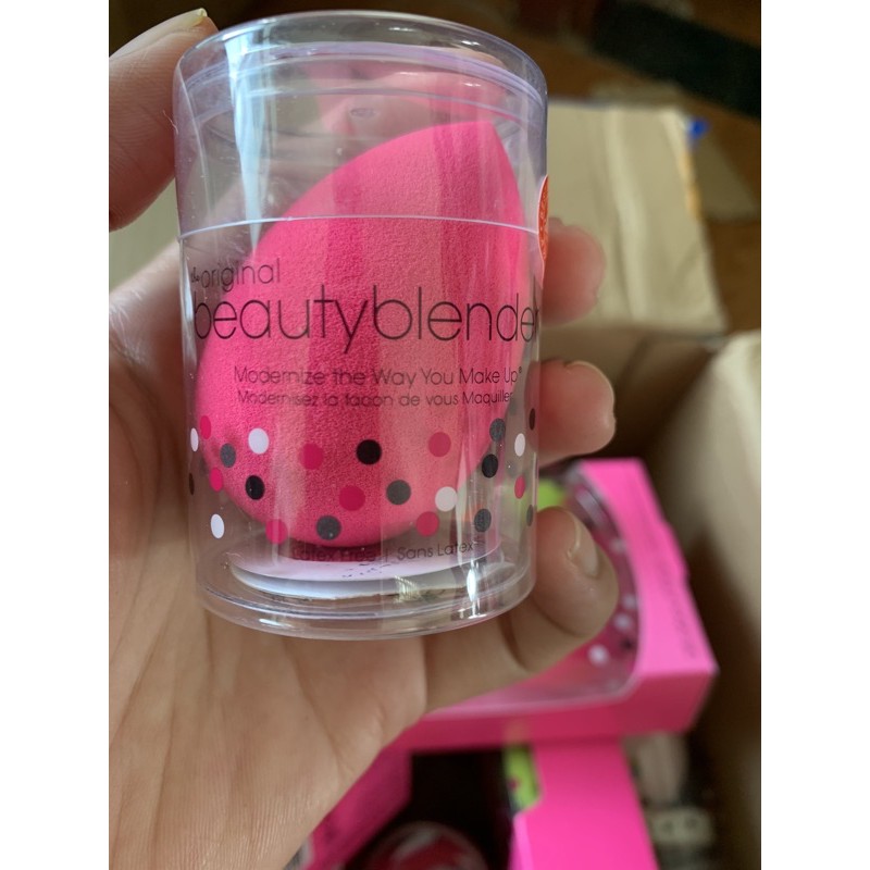 Mút tán kem nền beauty blender ANGELASHOP bông mút mềm tán kem mịn