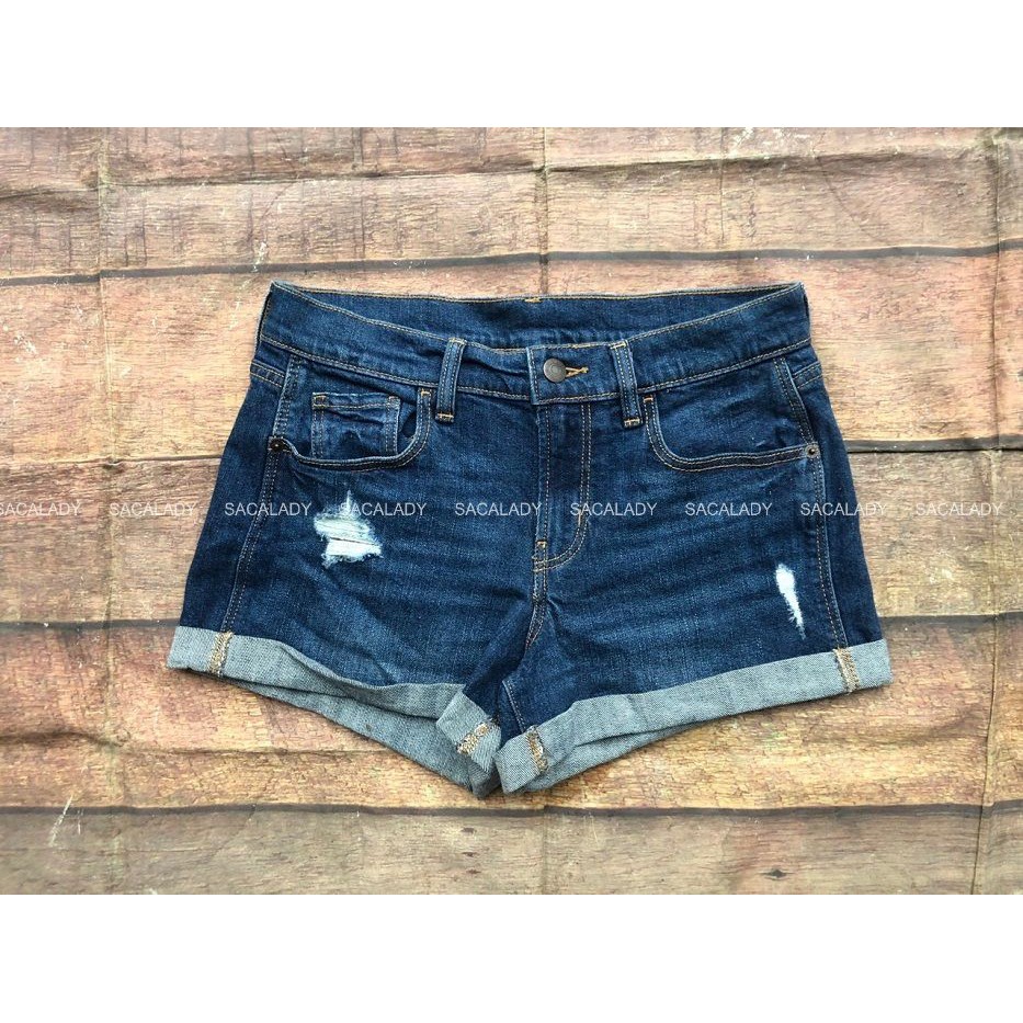 Quần Short Jean OLDNAVY Cắt Nhãn Gấp Lai - 2907 sỐ ĐO CHƯA TÍNH ĐỘ CO GIẢN 2CM
