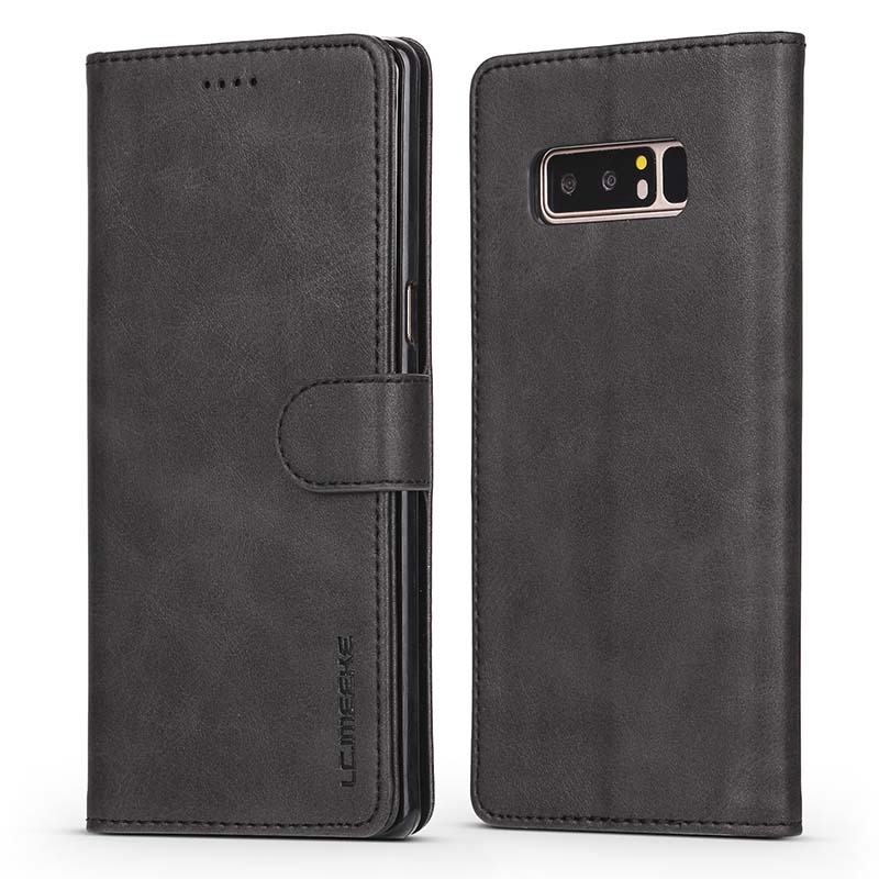 Bao da PU nắp gập từ tính kiểu ví sang trọng kèm giá đỡ cho SAMSUNG GALAXY NOTE 10PLUS 10 9 8 10LITE S20PLUS S20 ULTRA
