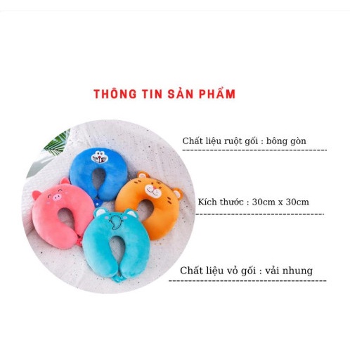 Gối Chữ U  Kê Cổ cho mẹ bầu, dân văn phòng_Gối Kê Cổ Nhiều Màu Sắc, Chống Đau Mỏi Vai Gáy Hiệu Qủa