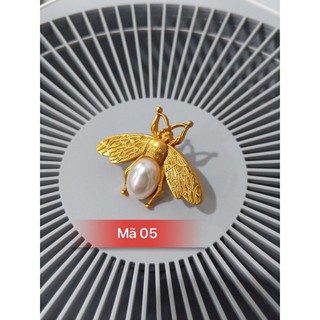 phụ kiện trang trí túi xách hình con ong bằng kim loại - mã 04