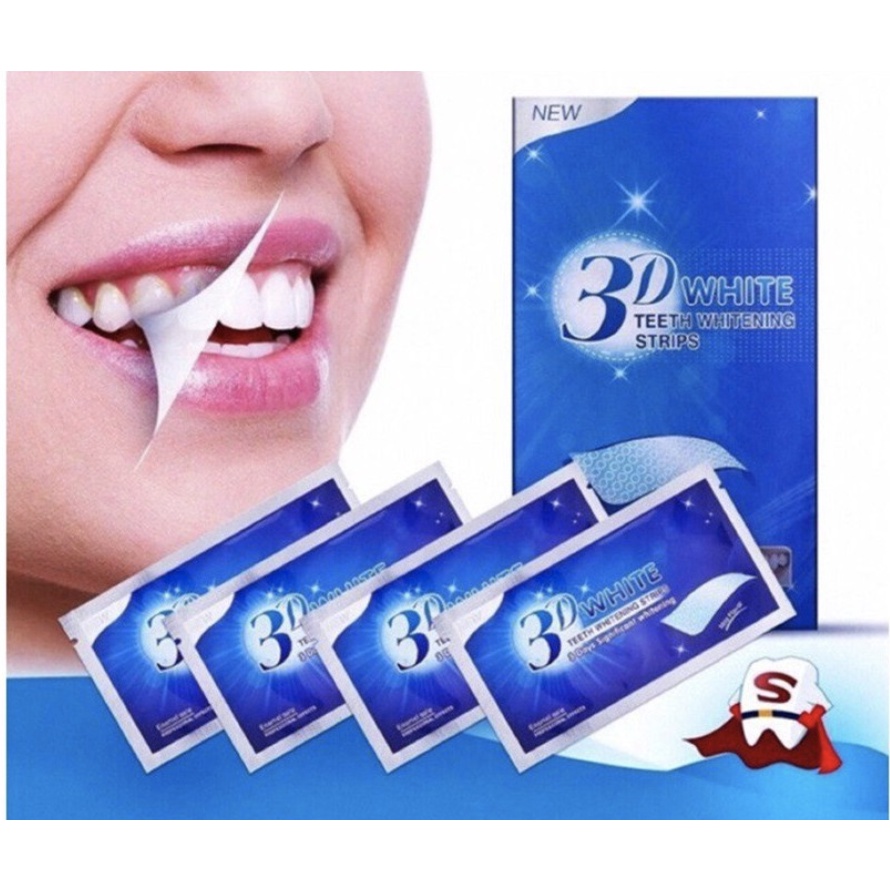 Miếng Dán Trắng Răng 3D - 5D White An Toàn, Hiệu Quả chỉ sau 7-14 ngày