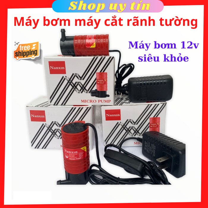 Máy bơm nước máy cắt rãnh tường 12v