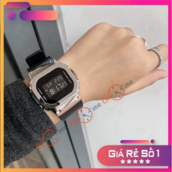 ❡✷Đồng hồ thể thao Casio S5600 nam nữ viền thép không gỉ, dây cao su siêu bền, nhiều màu cực đẹp