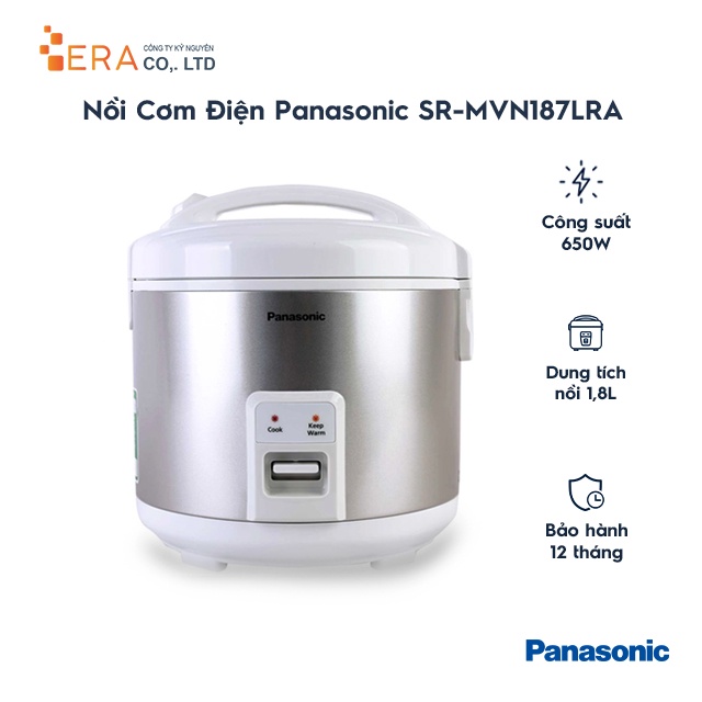 [Mã ELHADEV giảm 4% đơn 300K] Nồi cơm điện Panasonic PANC-SR-MVN187LRA