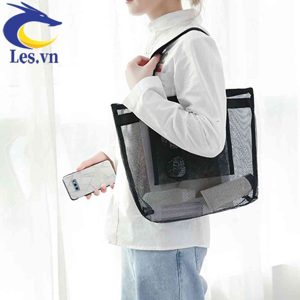 Túi Lưới Đựng Đồ Chơi Đi Biển Cho Bé