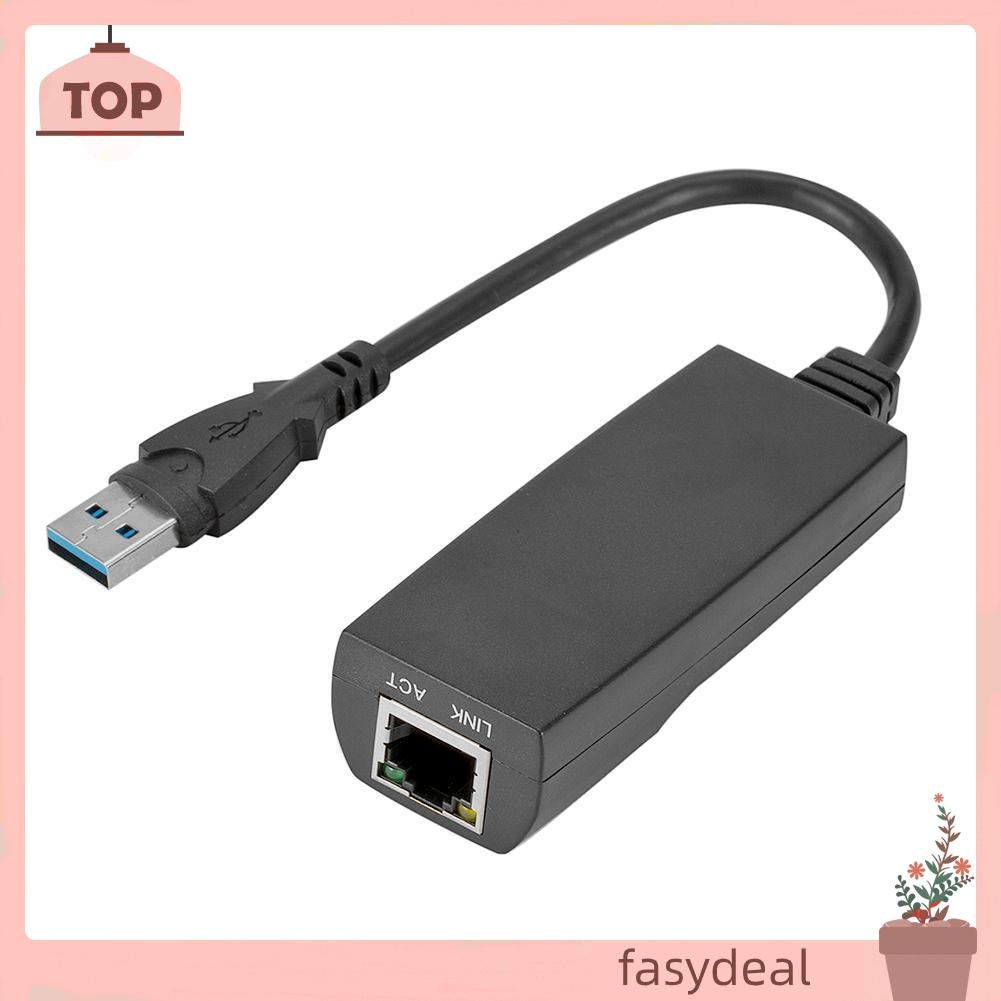 (Fas) Cáp Chuyển Đổi Mini Usb 3.0 Gigabit Ethernet Sang Rj45 Lan Network Card Cho Pc