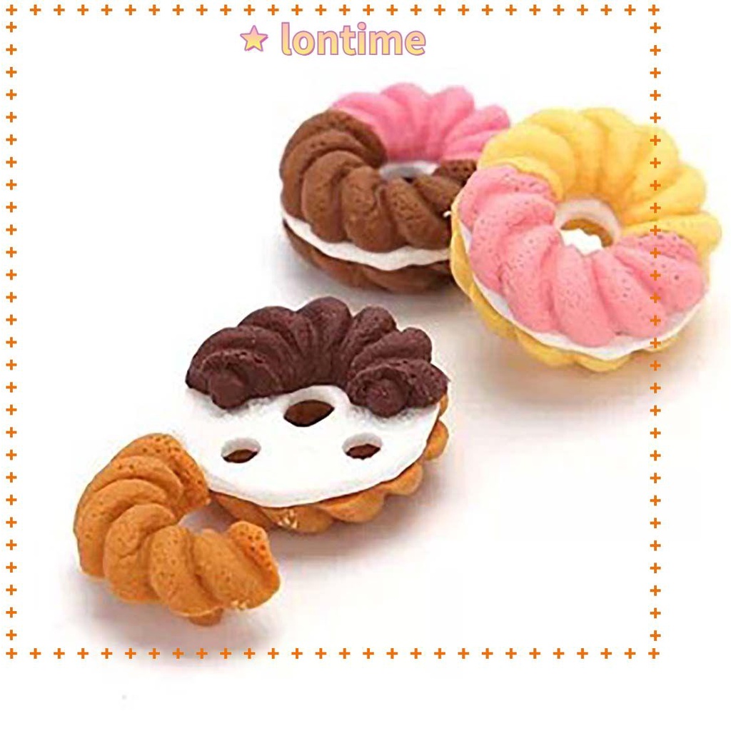 Cục tẩy thiết kế hình bánh tráng miệng dễ thương tiện dụng