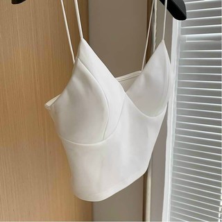 Áo 2 dây croptop có mút