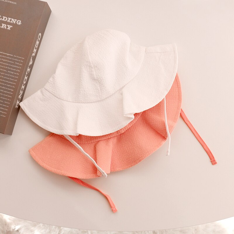 Nón Bucket Rộng Vành Thời Trang Mùa Hè Cho Bé Gái