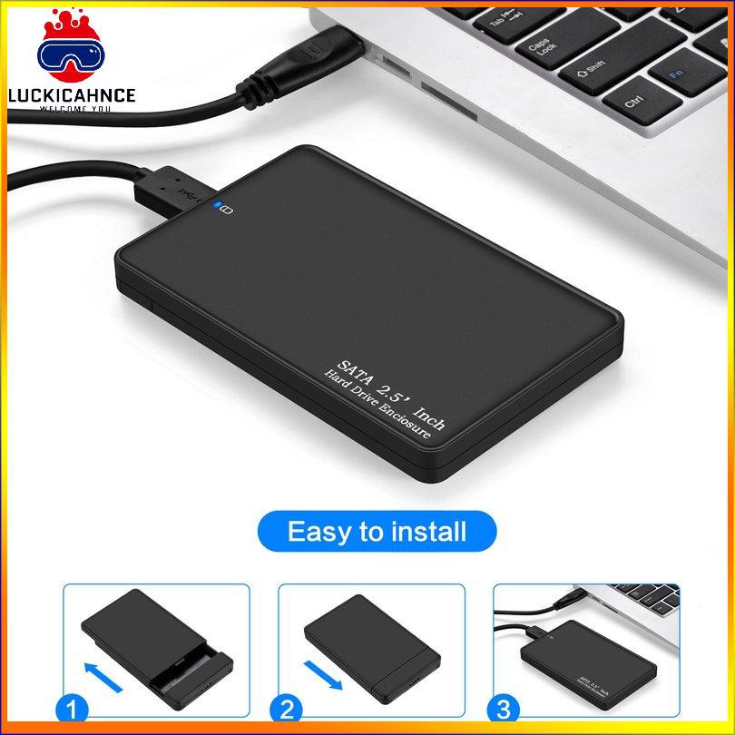 Hộp Đựng Ổ Cứng Di Động 2.5 Inch Hỗ Trợ 2tb Hdd Sata Sang Usb 3.0 Ssd Hdd | BigBuy360 - bigbuy360.vn