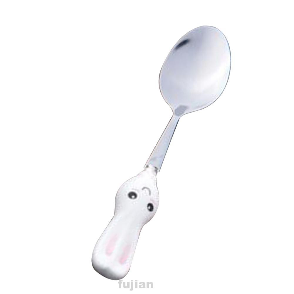 Carrot Rabbit Coffee Tea Dessert Flatware Stainless Steel Spoon