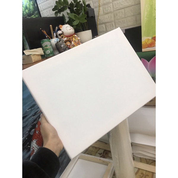 Toan vẽ Tranh canvas Hàn Quốc 40-60cm- căng chắc - vải sạch - Hàn Quốc chuẩn dầy