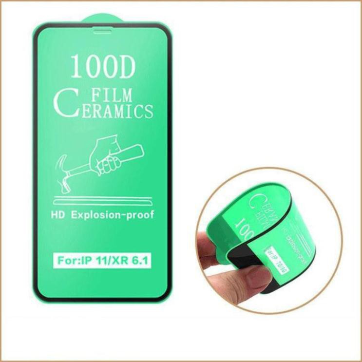 Cường lực iphone Dẻo 100D Full màn - Cường lực Dẻo Chống Mẻ Vỡ Viền