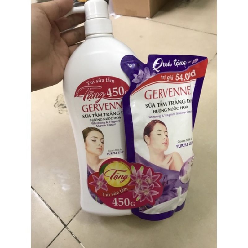 SỮA TẮM GERVENNE 1200ML