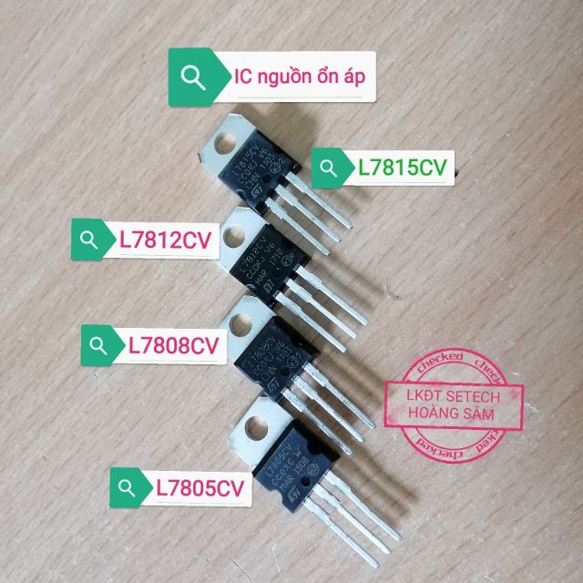 IC nguồn ổn áp 7805; 7905; 7808; 7809; 7812; 7912; 7815