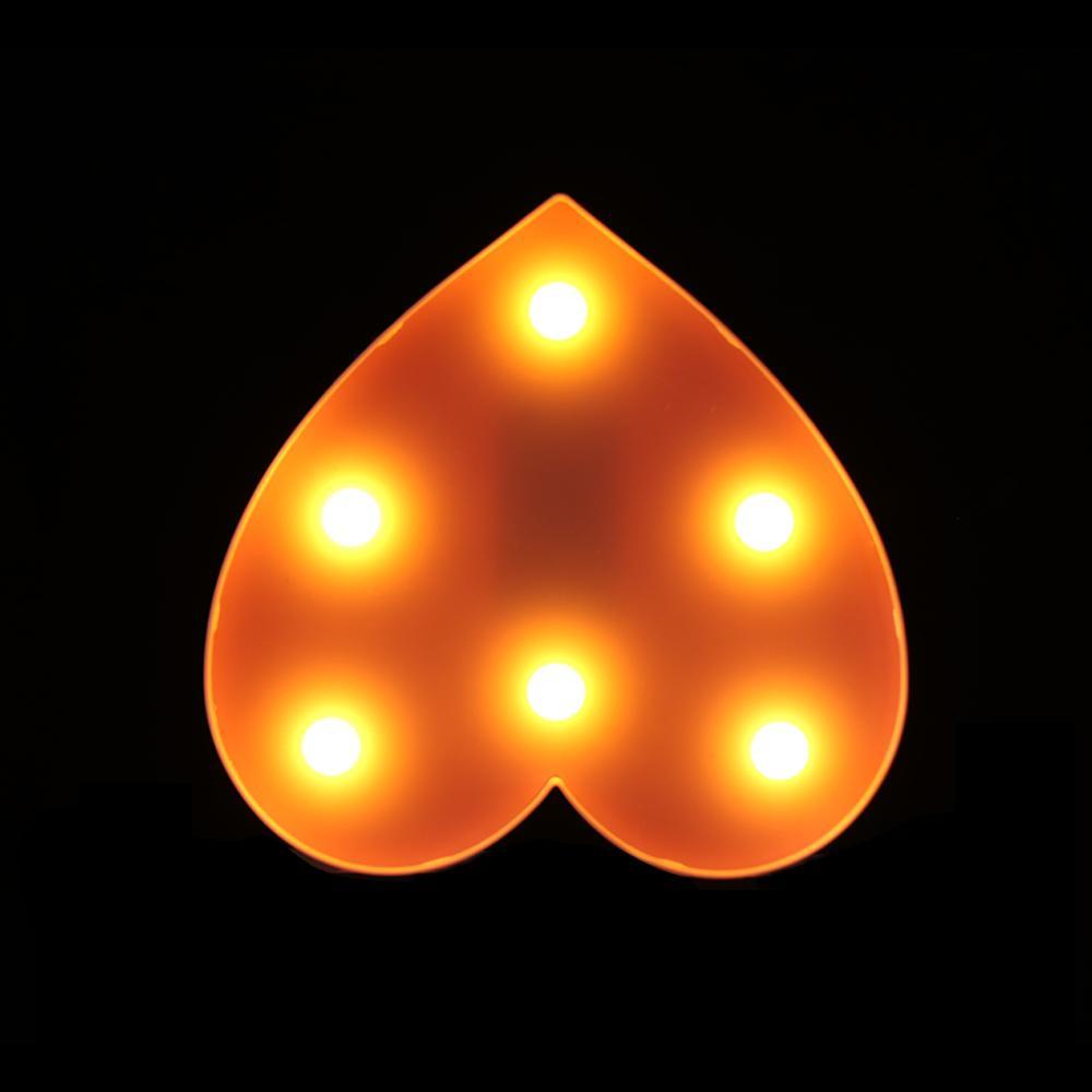 Đèn LED Hình Trái Tim 3D Trang Trí Tiệc Cưới