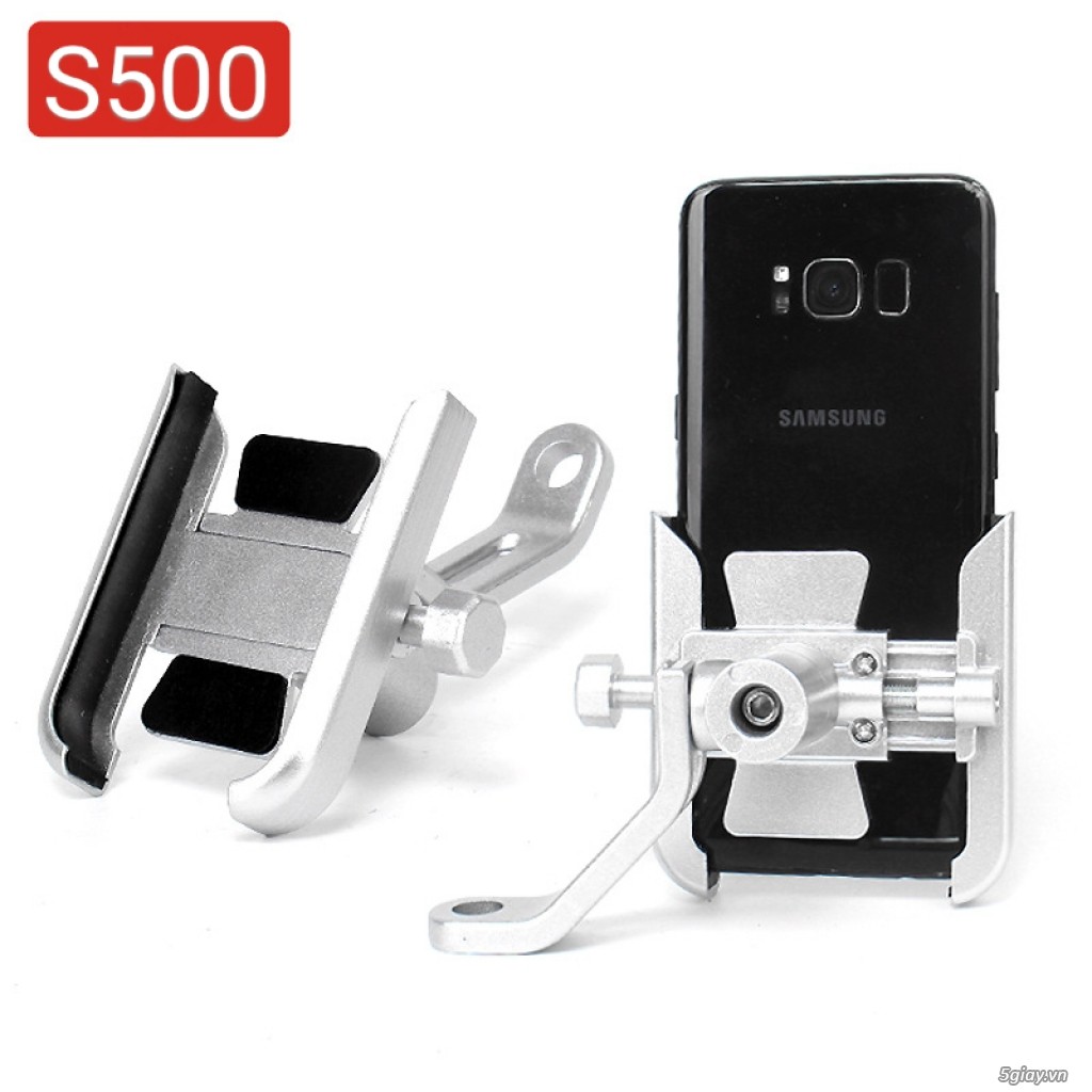 Giá Đỡ Kẹp Điện Thoại Kim Loại Dành Cho Xe Máy S500 | BigBuy360 - bigbuy360.vn