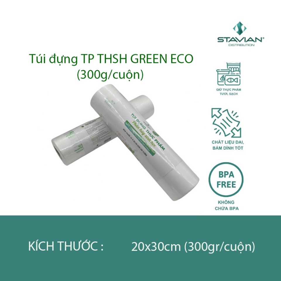 Túi đựng thực phẩm TTMT STAHAUS 20x30cm (300g/cuộn)