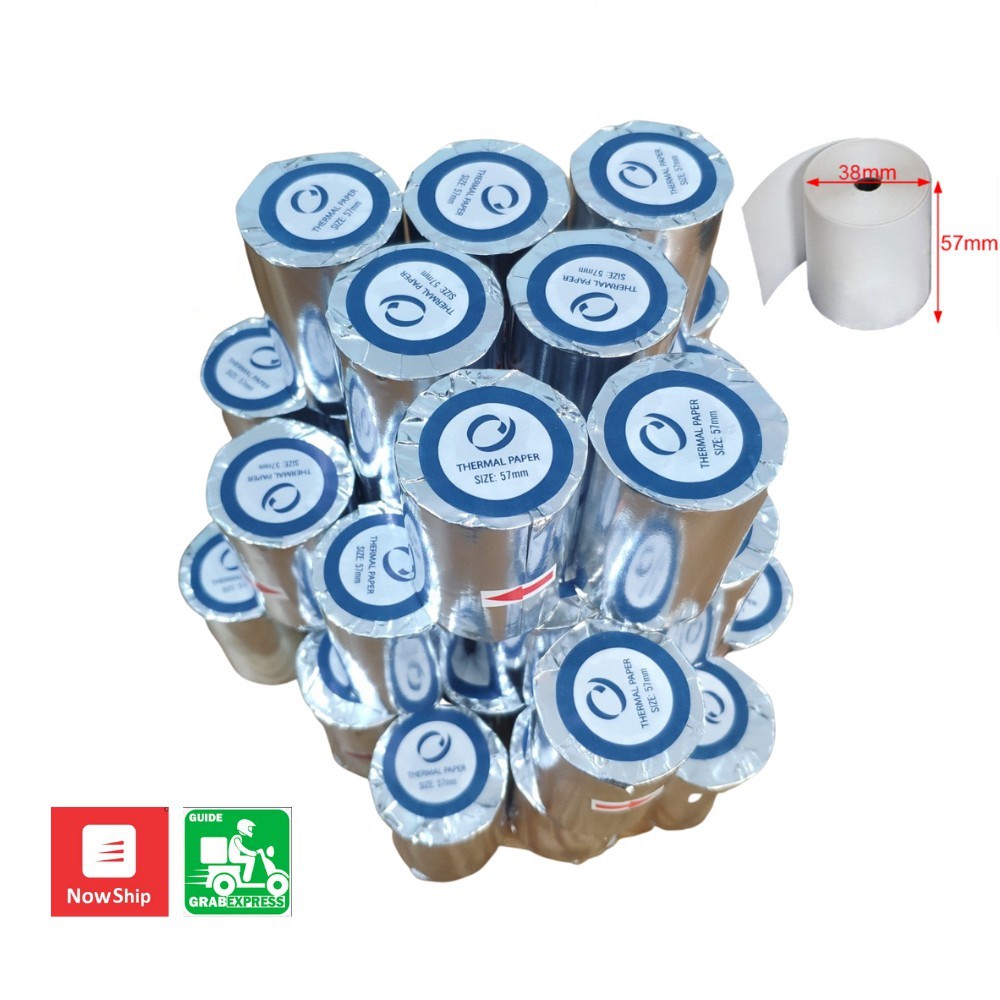 Giấy In Nhiệt K57x38, NHẬT BẢN