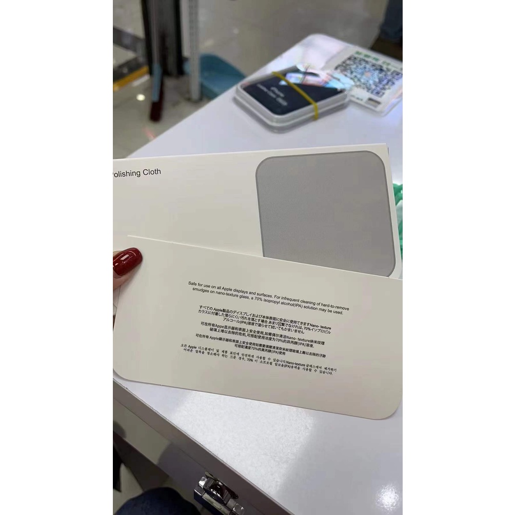 Khăn Lau Đánh Bóng Màn Hình Máy Ảnh Thông Dụng Cho Apple iPhone 13 12Pro iPad Mini Macbook Air 2022