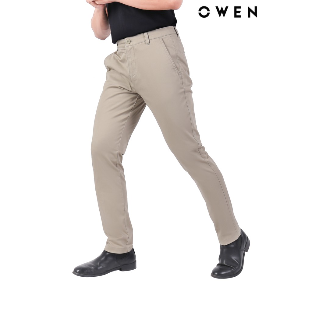 Quần Khaki OWEN Slimfit Khaki - QKSL22003