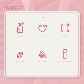 Cọ đắp mặt nạ bùn NOX bằng silicon mềm mại