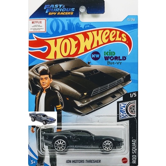 Xe mô hình Hot Wheels basic Fast &amp; Furious Ion Motors Thresher GRY64.