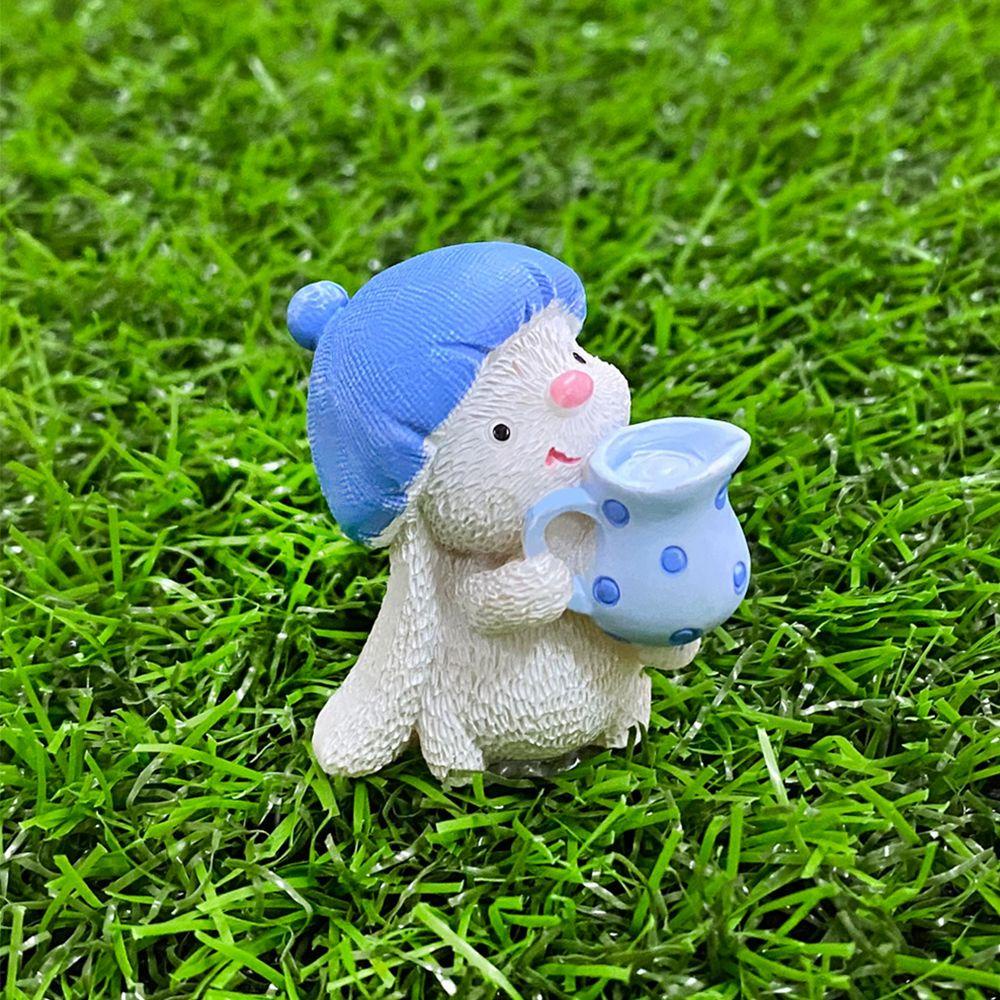 CONOPERYMô hình chú thỏ mini  dùng trang trí nhà cửa / xe hơi diy