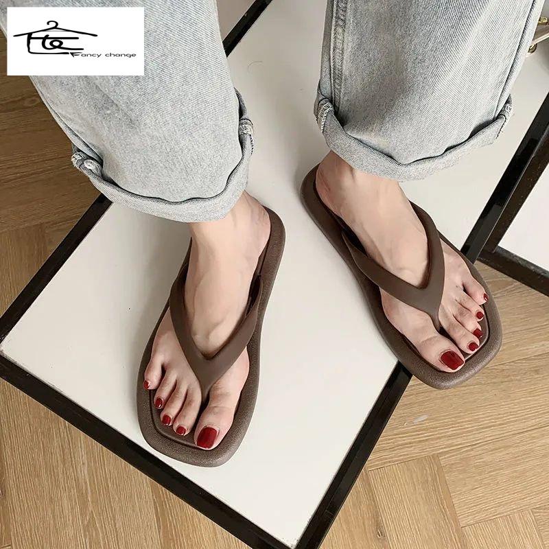 Dép Đế Bằng Phong Cách Hàn Quốc Thời Trang Mùa Hè Cho Nữ