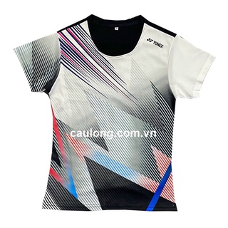 Áo cầu lông nam nữ cổ tròn yonex 7617 màu đen